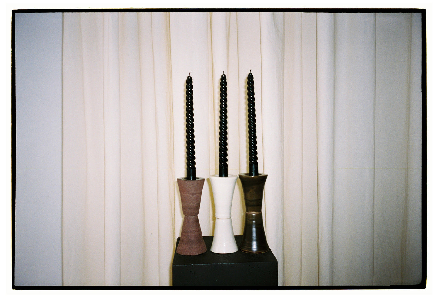 Set of 3 candleholders